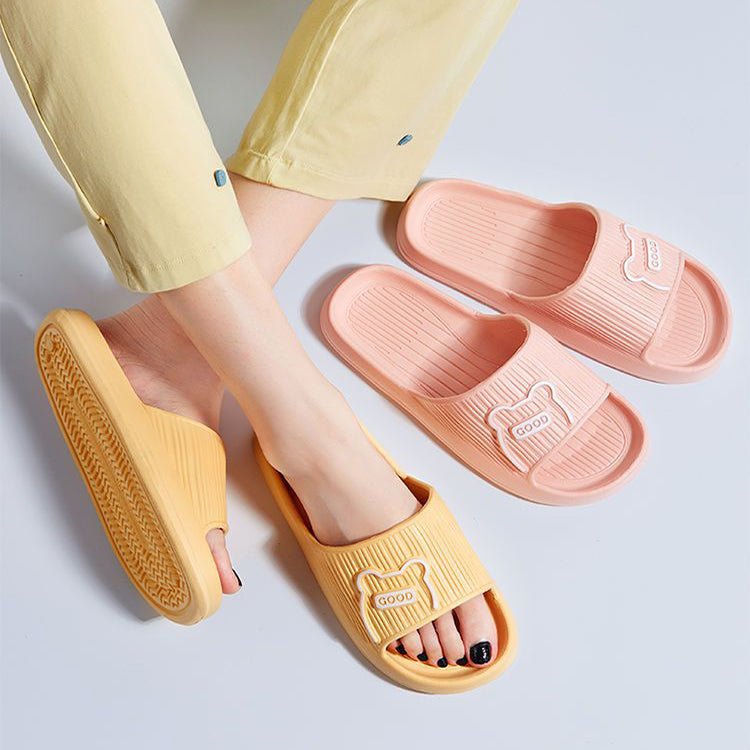 Cartoon Bear Shoes EVA Slippers Bathroom House Shoes - Taylor K Shop