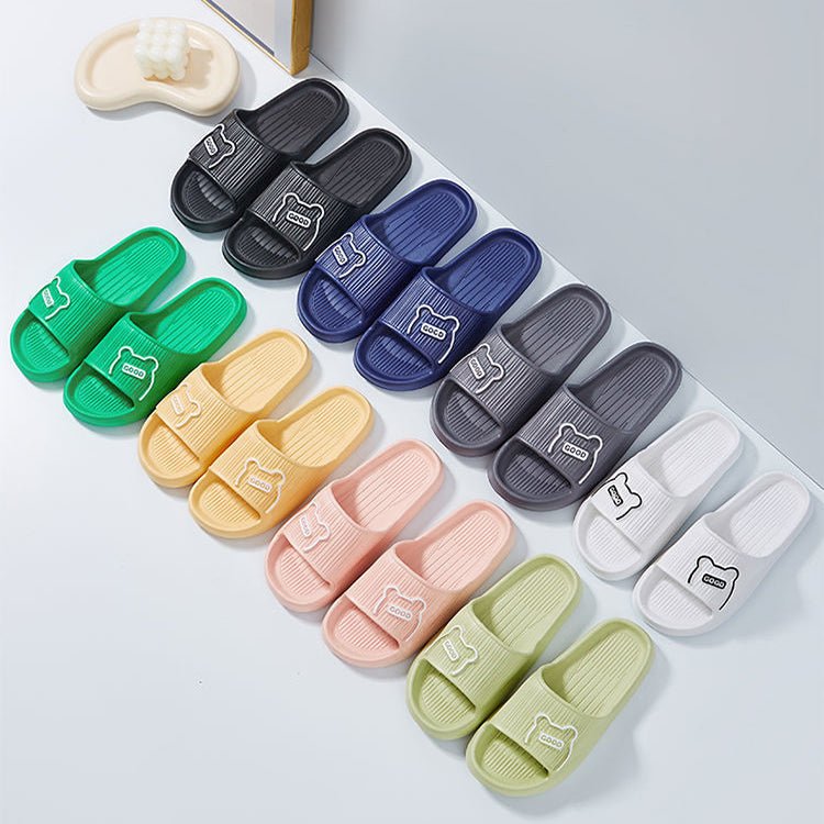 Cartoon Bear Shoes EVA Slippers Bathroom House Shoes - Taylor K Shop