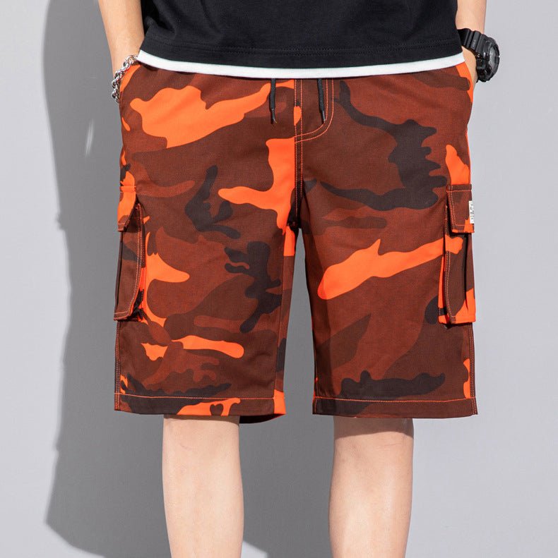 Casual Drawstring Cargo Shorts With Multi Pocket Summer Outdoor Men's Beach Pants - Taylor K Shop
