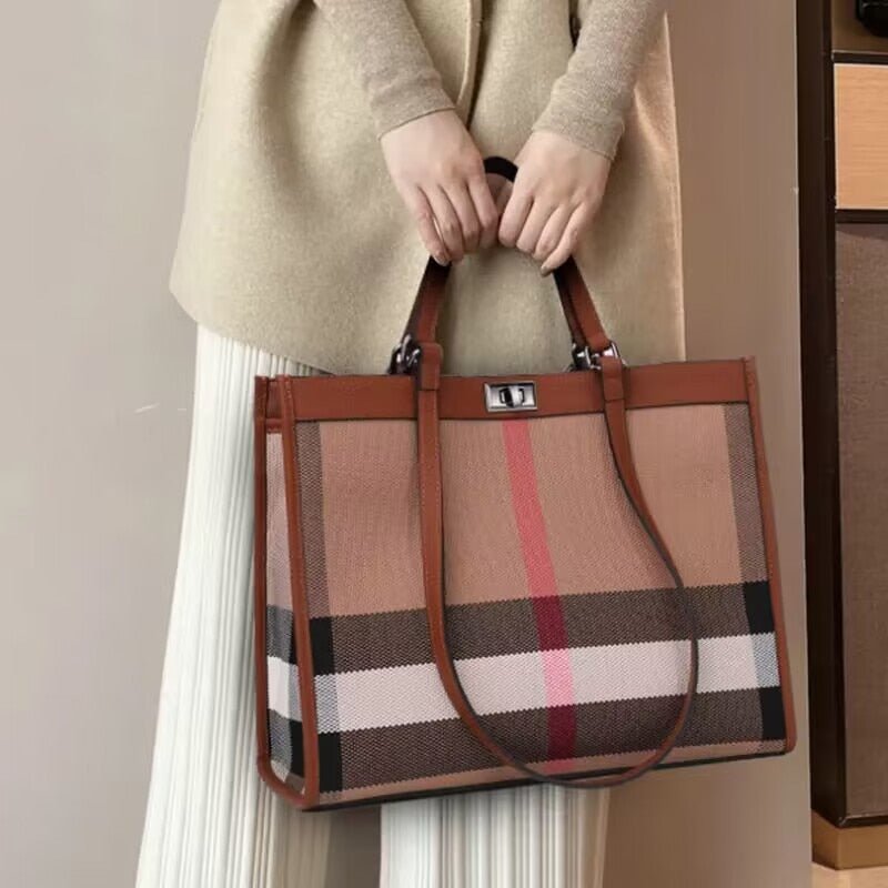 Casual Lady Large Capacity Shopping Bag Luxury Designer Leather Tote Bags Fashion Women Handbags Large Shoulder Bag - Taylor K Shop