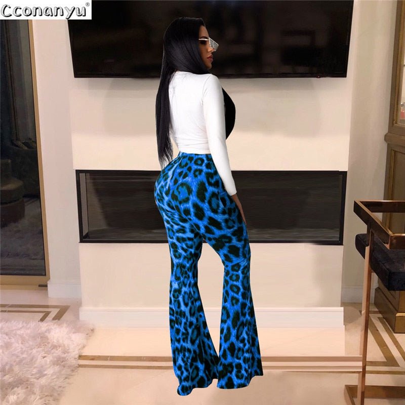 Casual Print Leopard suits autumn 2 piece sets - Taylor K Shop