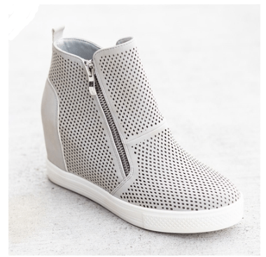 Casual shoes round toe hollow size women's shoes - Taylor K Shop