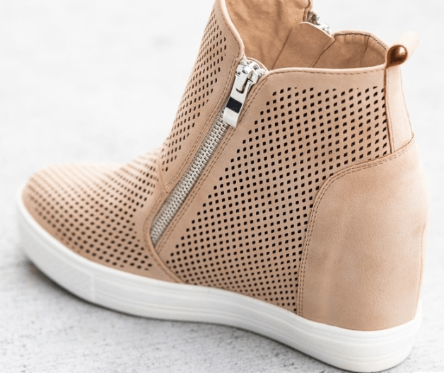 Casual shoes round toe hollow size women's shoes - Taylor K Shop