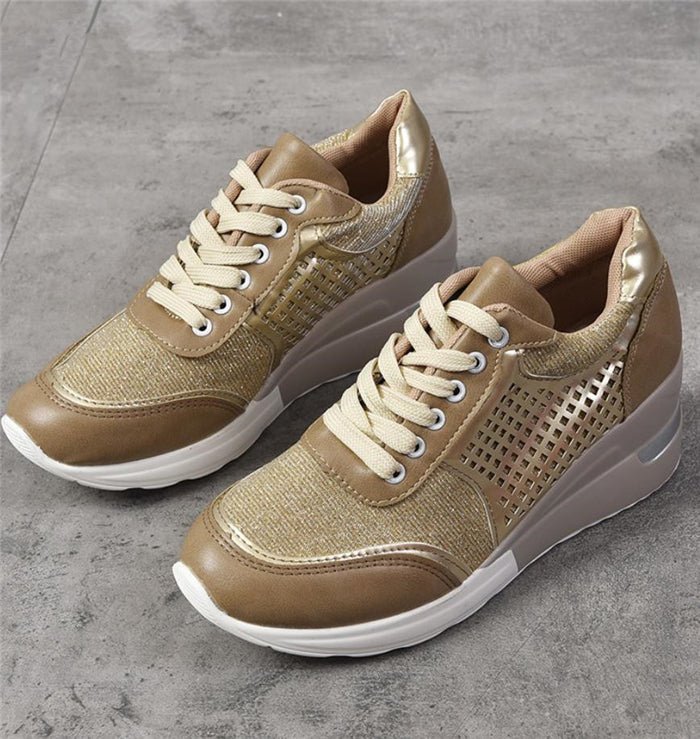 Casual Women's Sports Shoes Fashion Increased Large Size Single Shoes - Taylor K Shop