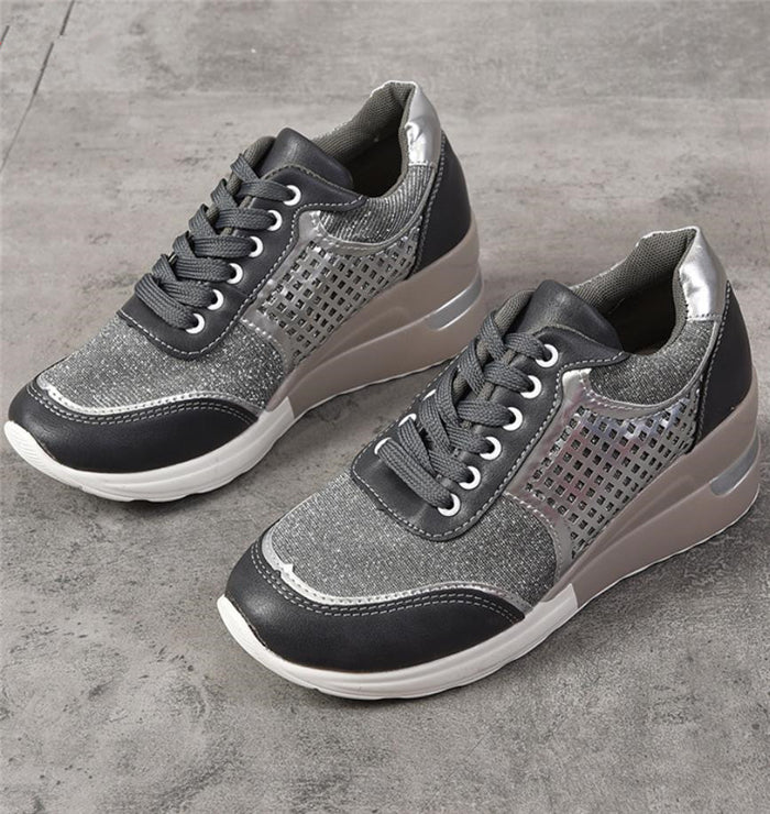 Casual Women's Sports Shoes Fashion Increased Large Size Single Shoes - Taylor K Shop