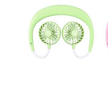 Charging portable lazy fan student desktop fan hanging neck fan - Taylor K Shop