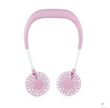 Charging portable lazy fan student desktop fan hanging neck fan - Taylor K Shop