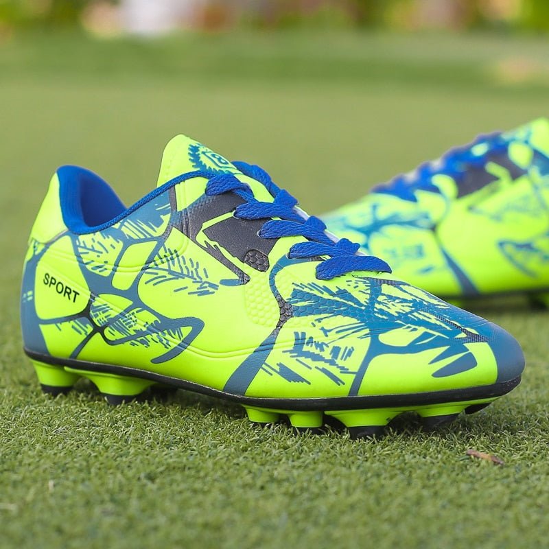 Cheap Childrens Football Shoes Long Spikes Non - slip Grass Training Shoes Boys Original Society Football Boot Free Shipping - Taylor K Shop