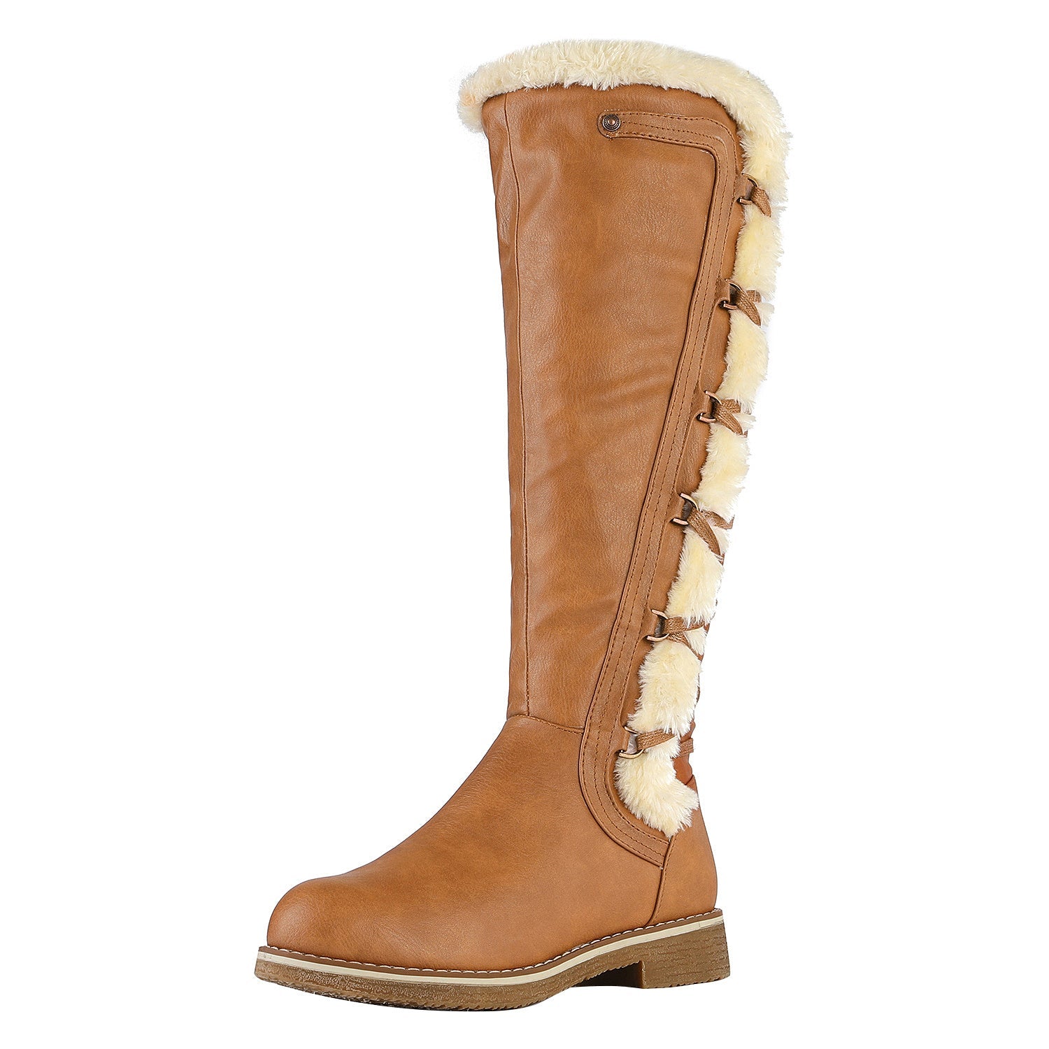 Chic Faux Fur KneeHigh Boots with Cozy Lining - Taylor K Shop