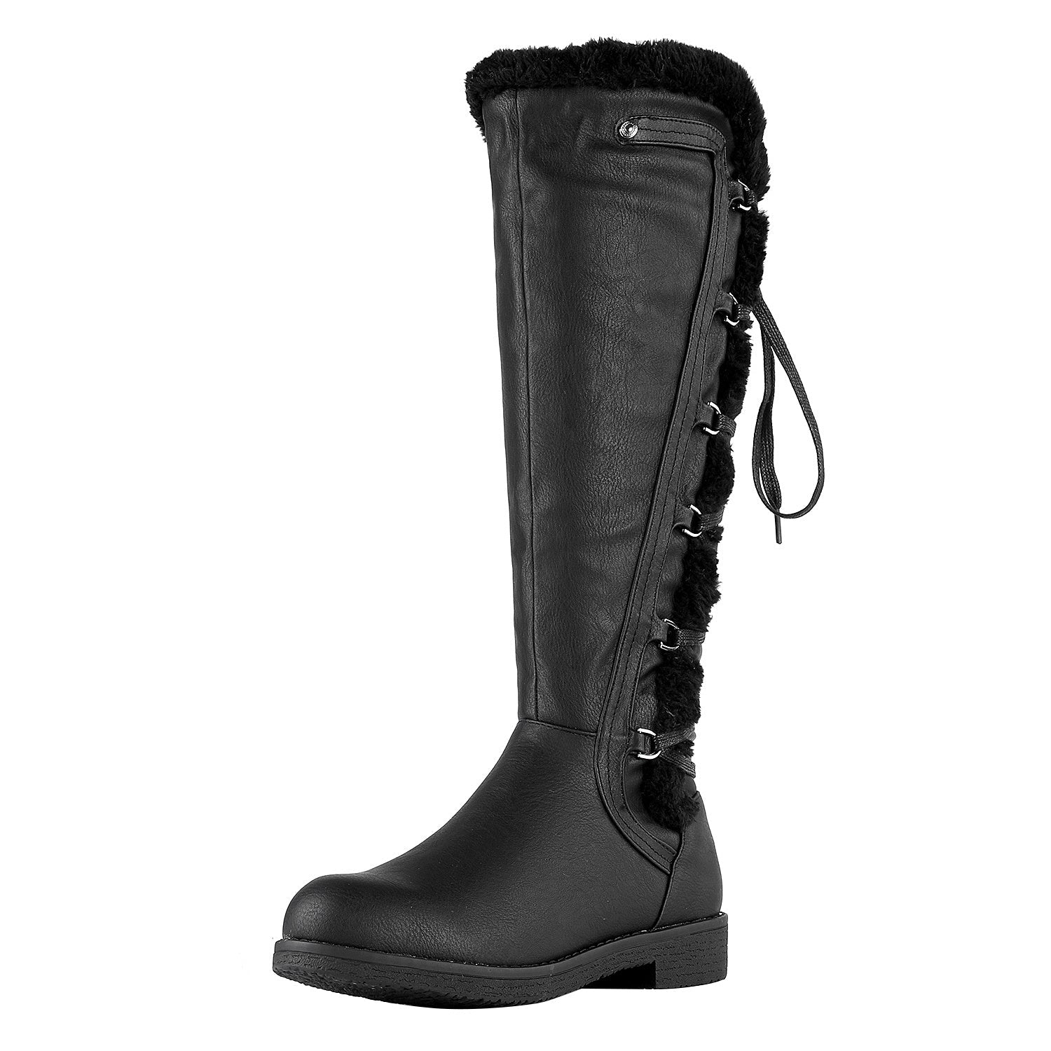 Chic Faux Fur KneeHigh Boots with Cozy Lining - Taylor K Shop