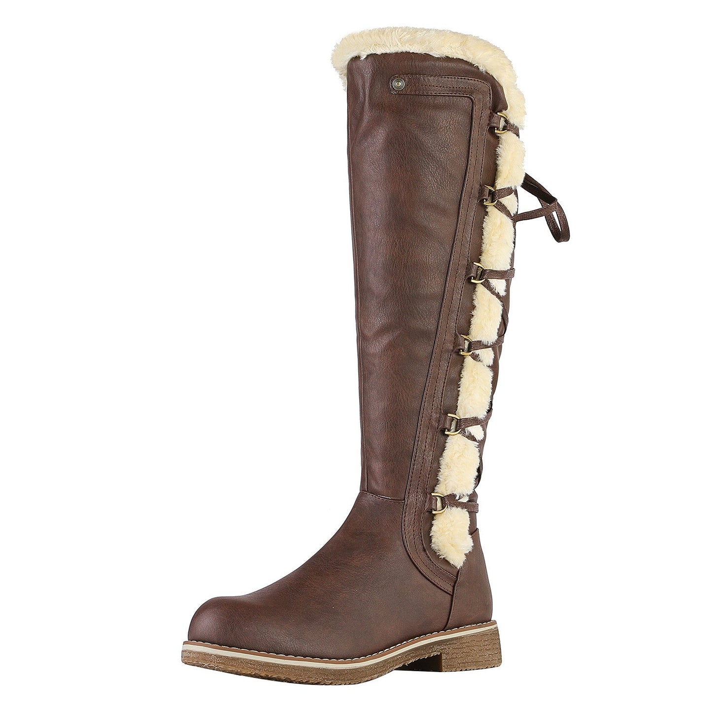 Chic Faux Fur KneeHigh Boots with Cozy Lining - Taylor K Shop