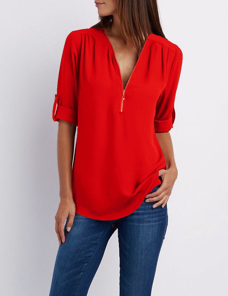 Chiffon Blouse - Taylor K Shop