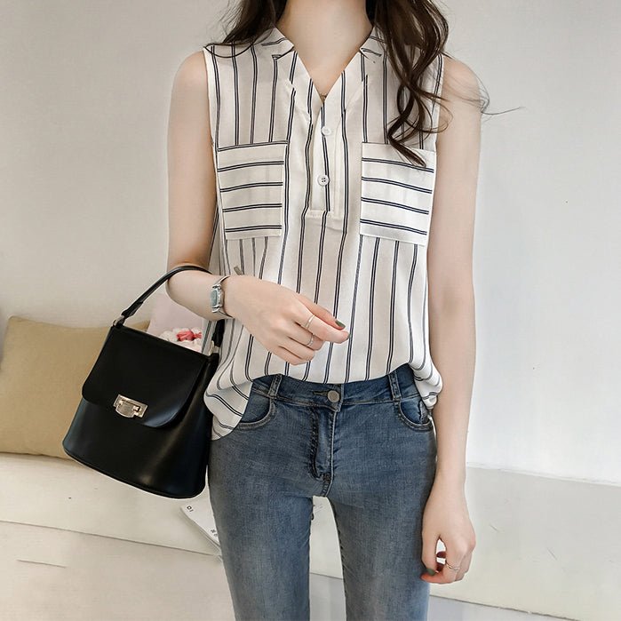 Chiffon shirt blouse - Taylor K Shop