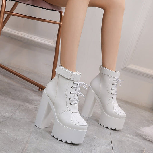 Chunky Martin ankle boots - Taylor K Shop