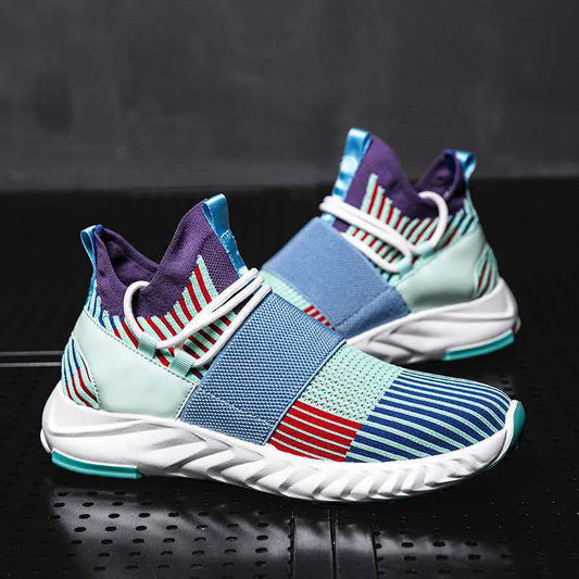 Classic Fashion Breathable Men Sneakers Lightweight Mens Shoes Casual High Quality Male Footwear Lace Up Walking Shoes High Tops - Taylor K Shop