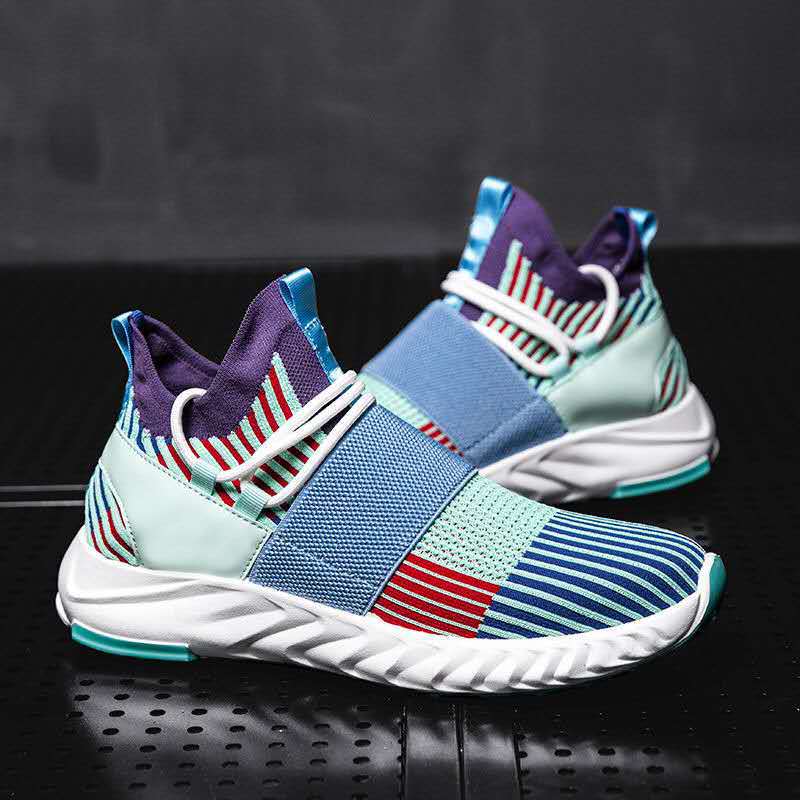 Classic Fashion Breathable Men Sneakers Lightweight Mens Shoes Casual High Quality Male Footwear Lace Up Walking Shoes High Tops - Taylor K Shop