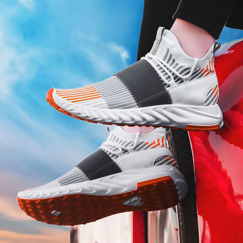 Classic Fashion Breathable Men Sneakers Lightweight Mens Shoes Casual High Quality Male Footwear Lace Up Walking Shoes High Tops - Taylor K Shop