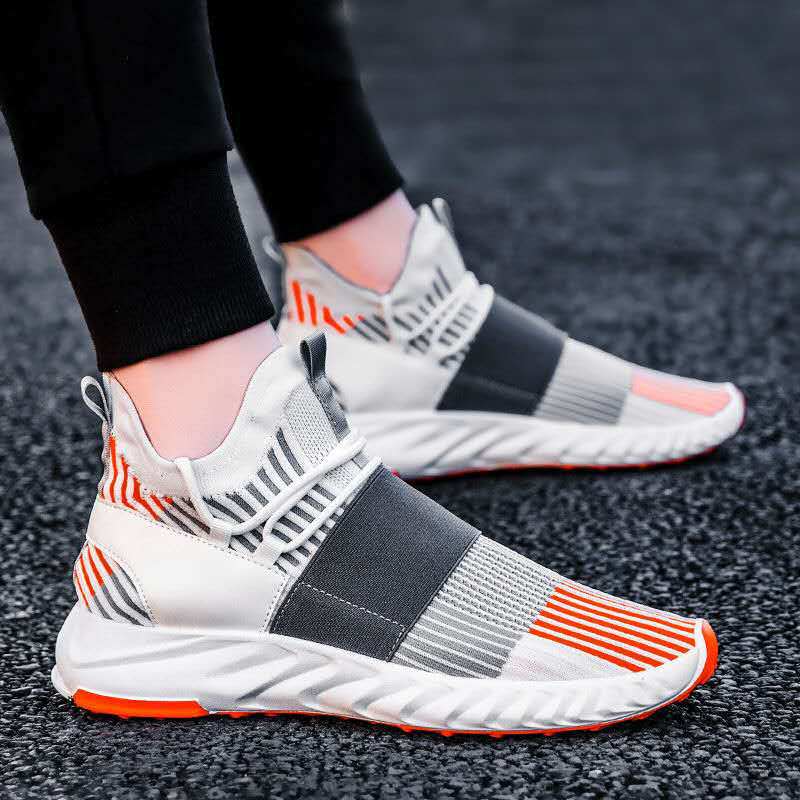 Classic Fashion Breathable Men Sneakers Lightweight Mens Shoes Casual High Quality Male Footwear Lace Up Walking Shoes High Tops - Taylor K Shop