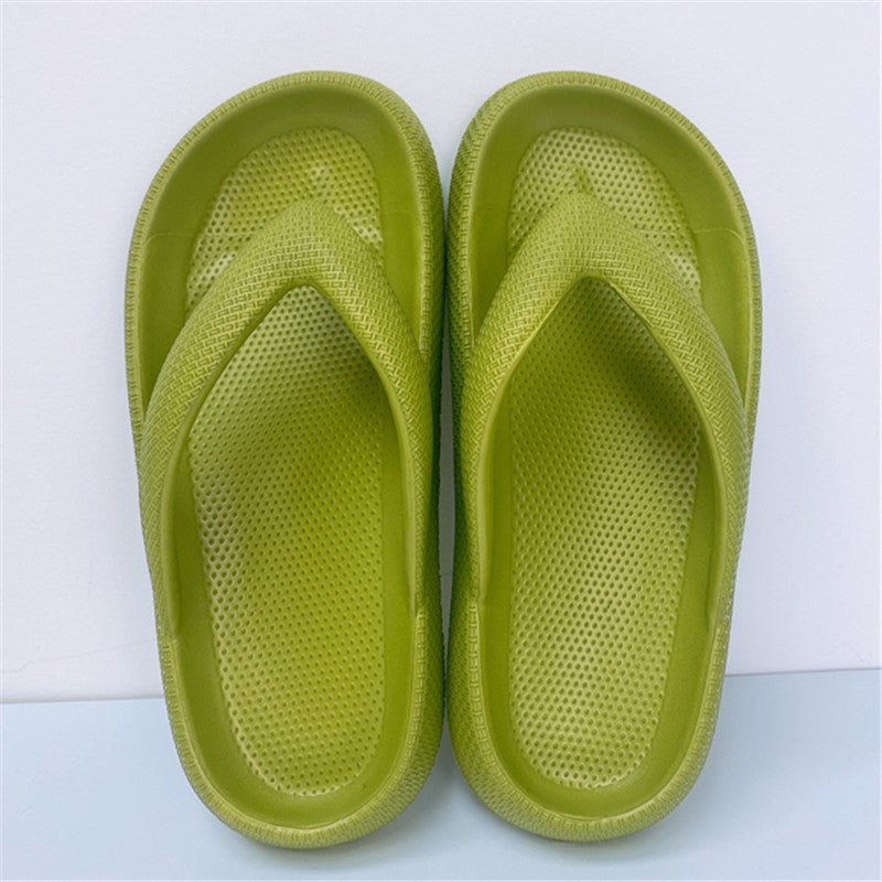 Clip Toe Shoes Eva Non - Slip Slippers Soft Sole Flip Flops Women Thick Bottom Bathroom Slides Summer - Taylor K Shop