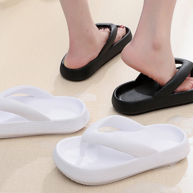 Clip Toe Shoes Eva Non - Slip Slippers Soft Sole Flip Flops Women Thick Bottom Bathroom Slides Summer - Taylor K Shop