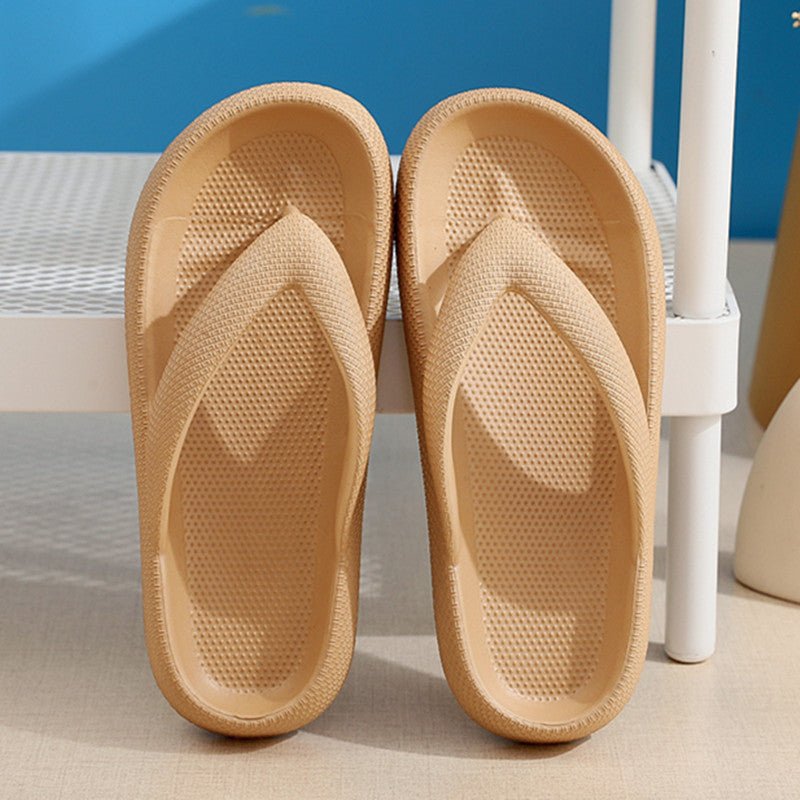 Clip Toe Shoes Eva Non - Slip Slippers Soft Sole Flip Flops Women Thick Bottom Bathroom Slides Summer - Taylor K Shop