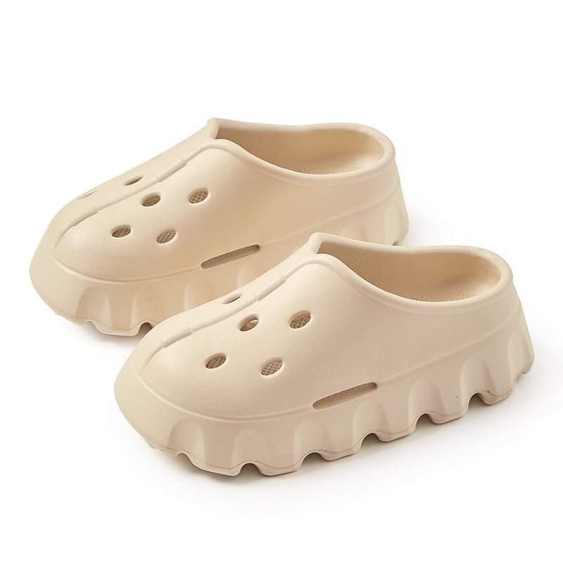 Clogs Style Slippers Summer Thick Bottom Bech Shoes Outdoor Slippers - Taylor K Shop