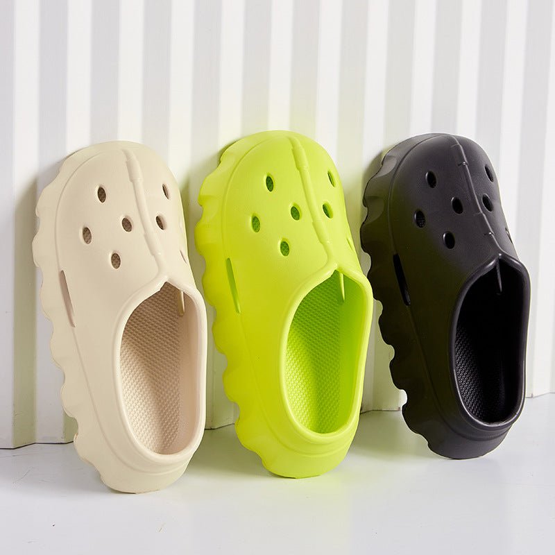 Clogs Style Slippers Summer Thick Bottom Bech Shoes Outdoor Slippers - Taylor K Shop