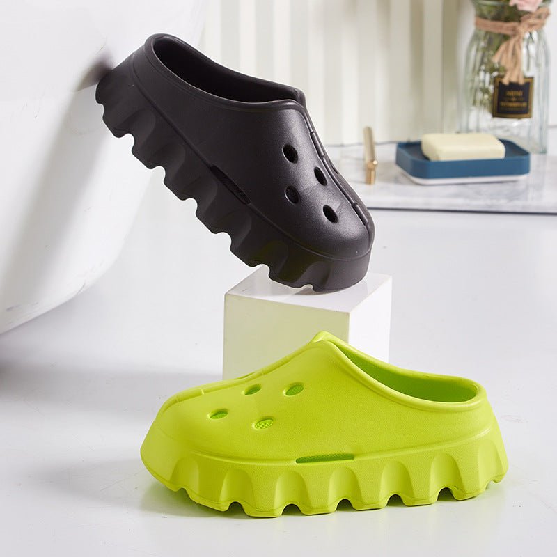 Clogs Style Slippers Summer Thick Bottom Bech Shoes Outdoor Slippers - Taylor K Shop