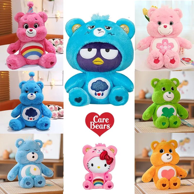 Colorful Rainbow Care Bear Plush Toy for Kids - Taylor K Shop