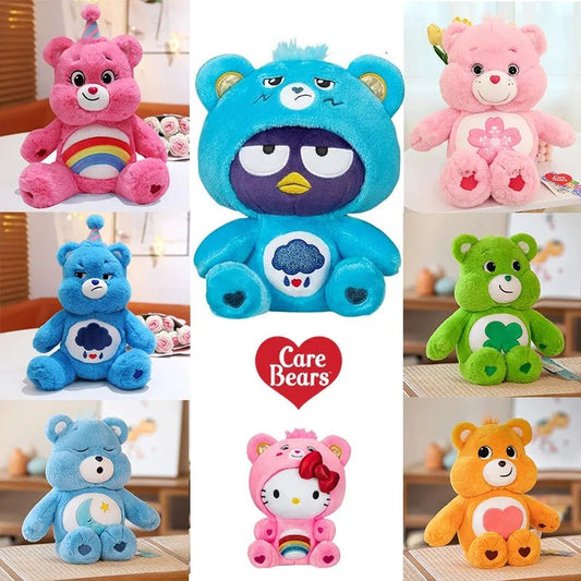 Colorful Rainbow Care Bear Plush Toy for Kids - Taylor K Shop