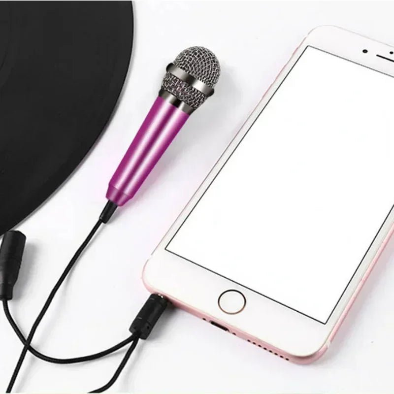 Compact 35mm Stereo Karaoke Microphone for Smart Devices - Taylor K Shop