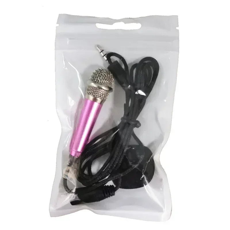 Compact 35mm Stereo Karaoke Microphone for Smart Devices - Taylor K Shop