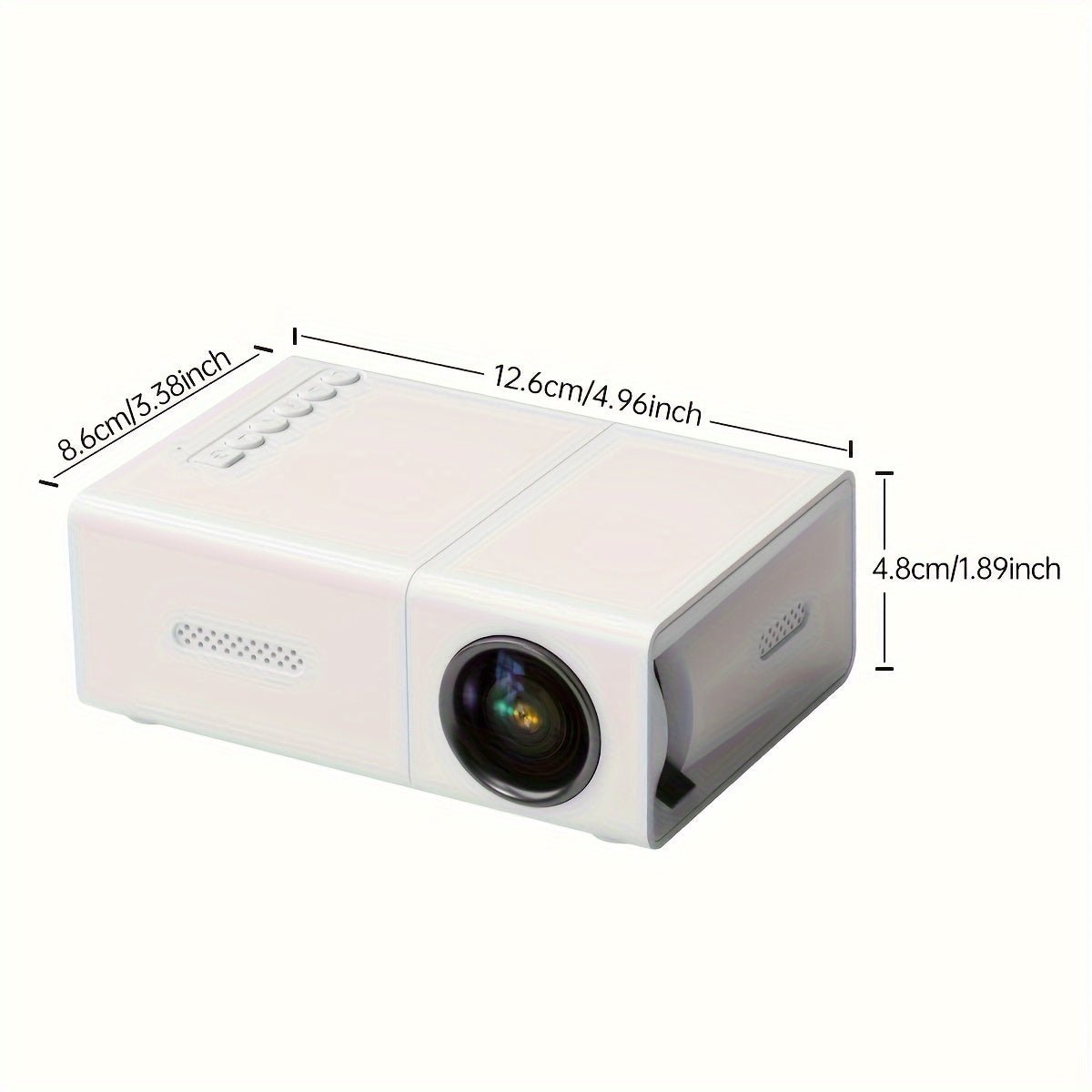 Compact HD Mini Projector for Home Outdoor Entertainment - Taylor K Shop