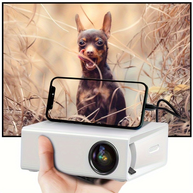 Compact HD Mini Projector for Home Outdoor Entertainment - Taylor K Shop