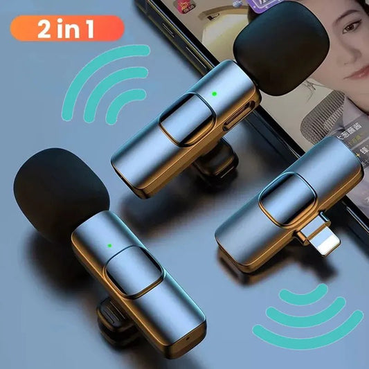 Compact Wireless Lavalier Microphone for iPhone and Android - Taylor K Shop