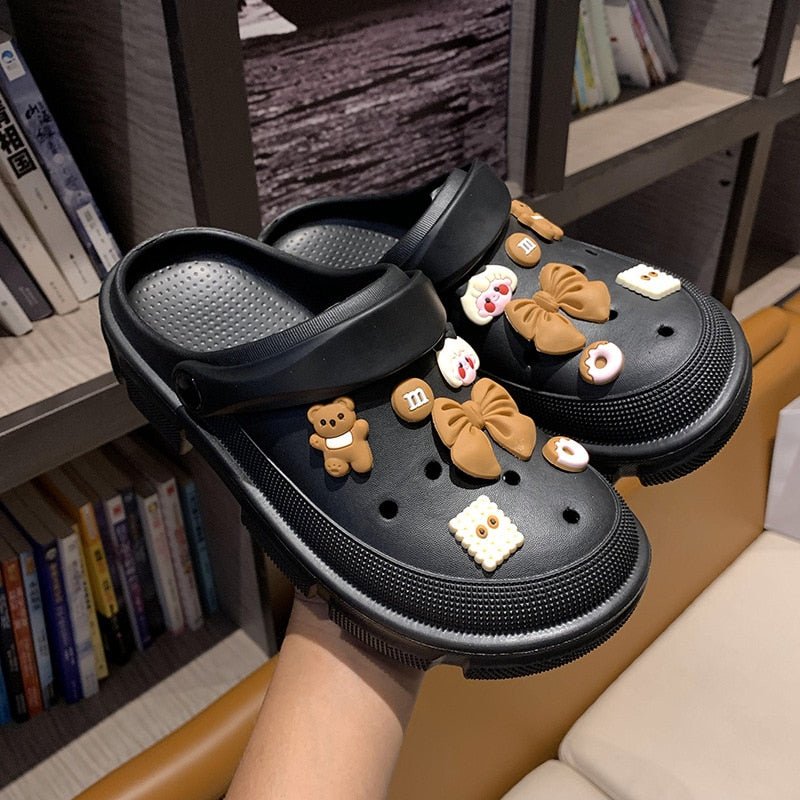 Comwarm Fashion Women Slippers Outdoor Clogs Thick Sole Sandals Female EVA Light Non - slip Home Slides Flip Flops Garden Shoes - Taylor K Shop