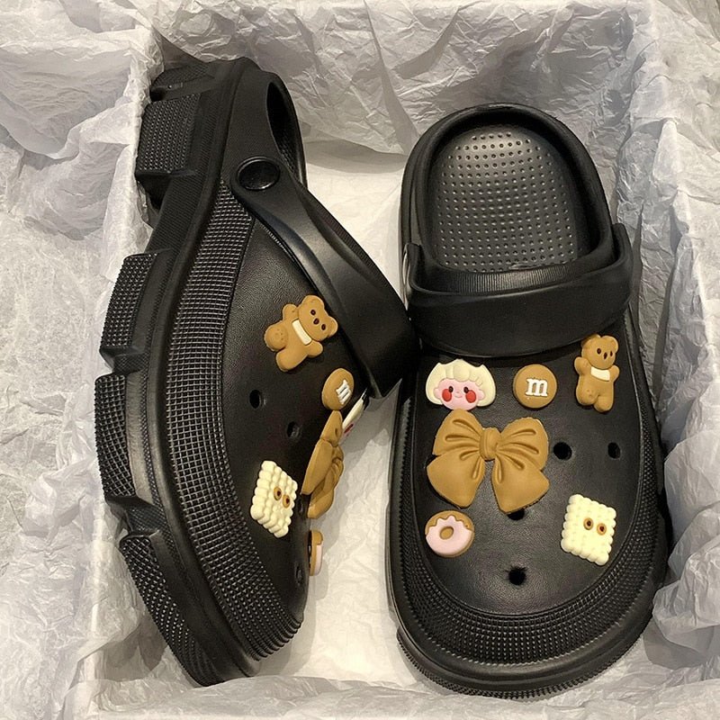 Comwarm Fashion Women Slippers Outdoor Clogs Thick Sole Sandals Female EVA Light Non - slip Home Slides Flip Flops Garden Shoes - Taylor K Shop
