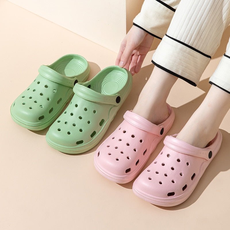 Comwarm New Women Waterproof Slippers Summer Outdoor Women Slides Soft Sole Garden Shoes Indoor Classic Nursing Clogs Sandals - Taylor K Shop