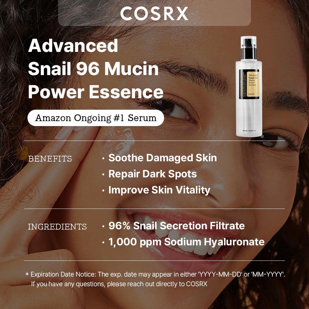 COSRX Snail Mucin Repairing Essence Hydrate Revitalize Skin - Taylor K Shop