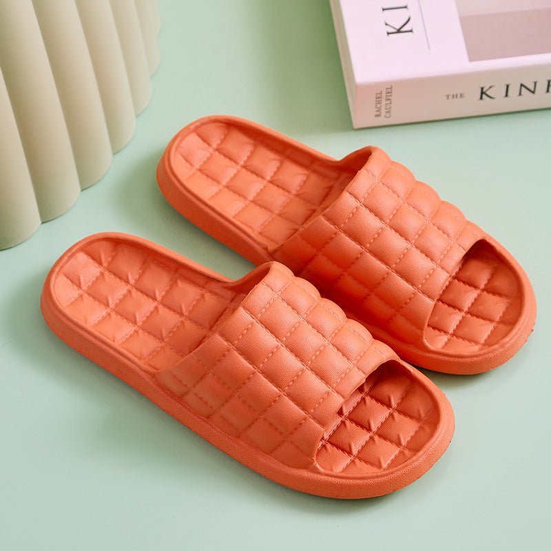 Couple Summer Slippers Bathroom Non - Slip Home Shoes Men And Women - Taylor K Shop