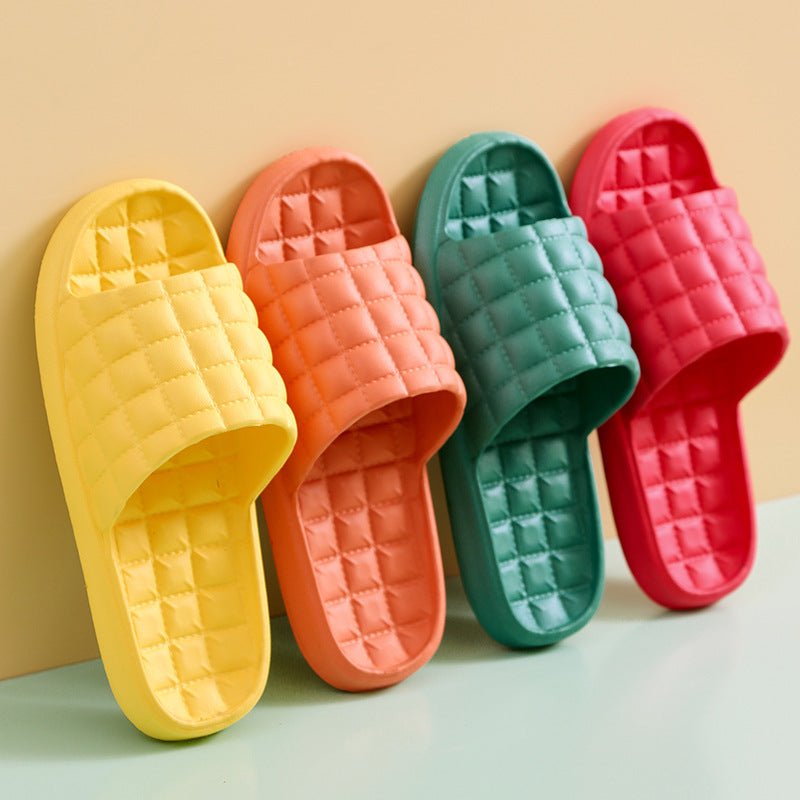 Couple Summer Slippers Bathroom Non - Slip Home Shoes Men And Women - Taylor K Shop