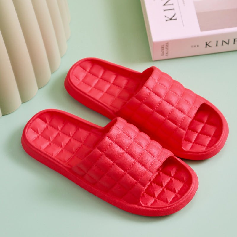 Couple Summer Slippers Bathroom Non - Slip Home Shoes Men And Women - Taylor K Shop