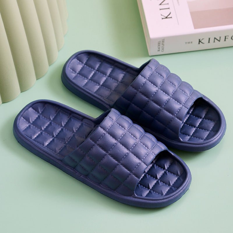 Couple Summer Slippers Bathroom Non - Slip Home Shoes Men And Women - Taylor K Shop