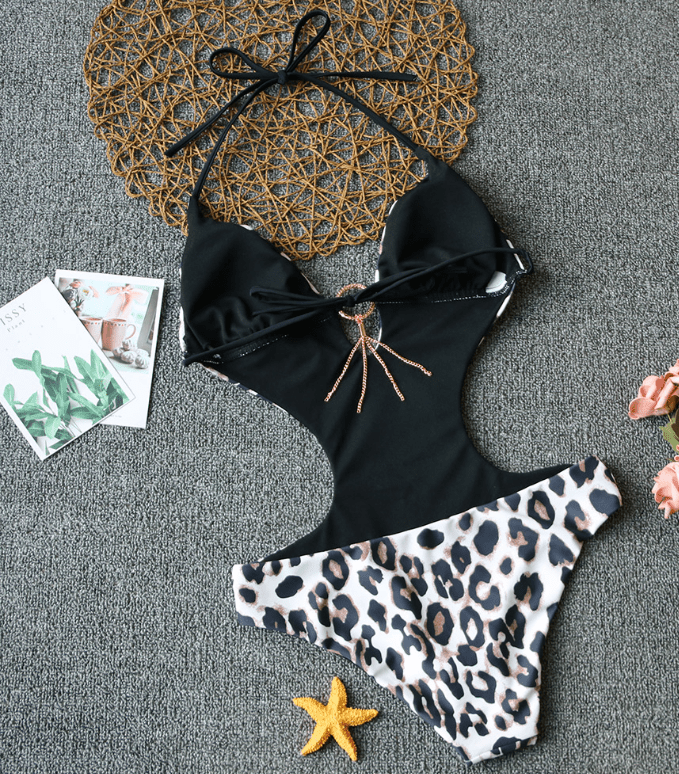 Cover Belly Slimming One - piece Printed Swimsuit Women - Taylor K Shop