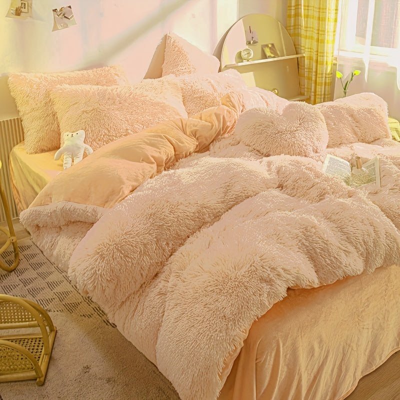 Cozy King Plush Bedding Set Warm SkinFriendly - Taylor K Shop