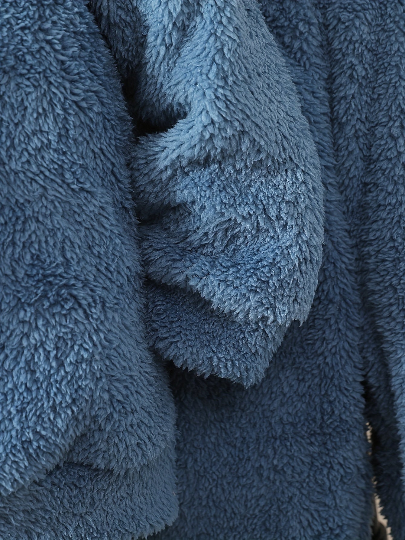 Cozy Solid Color Winter Outfit with Plush Hoodie and Bag - Taylor K Shop