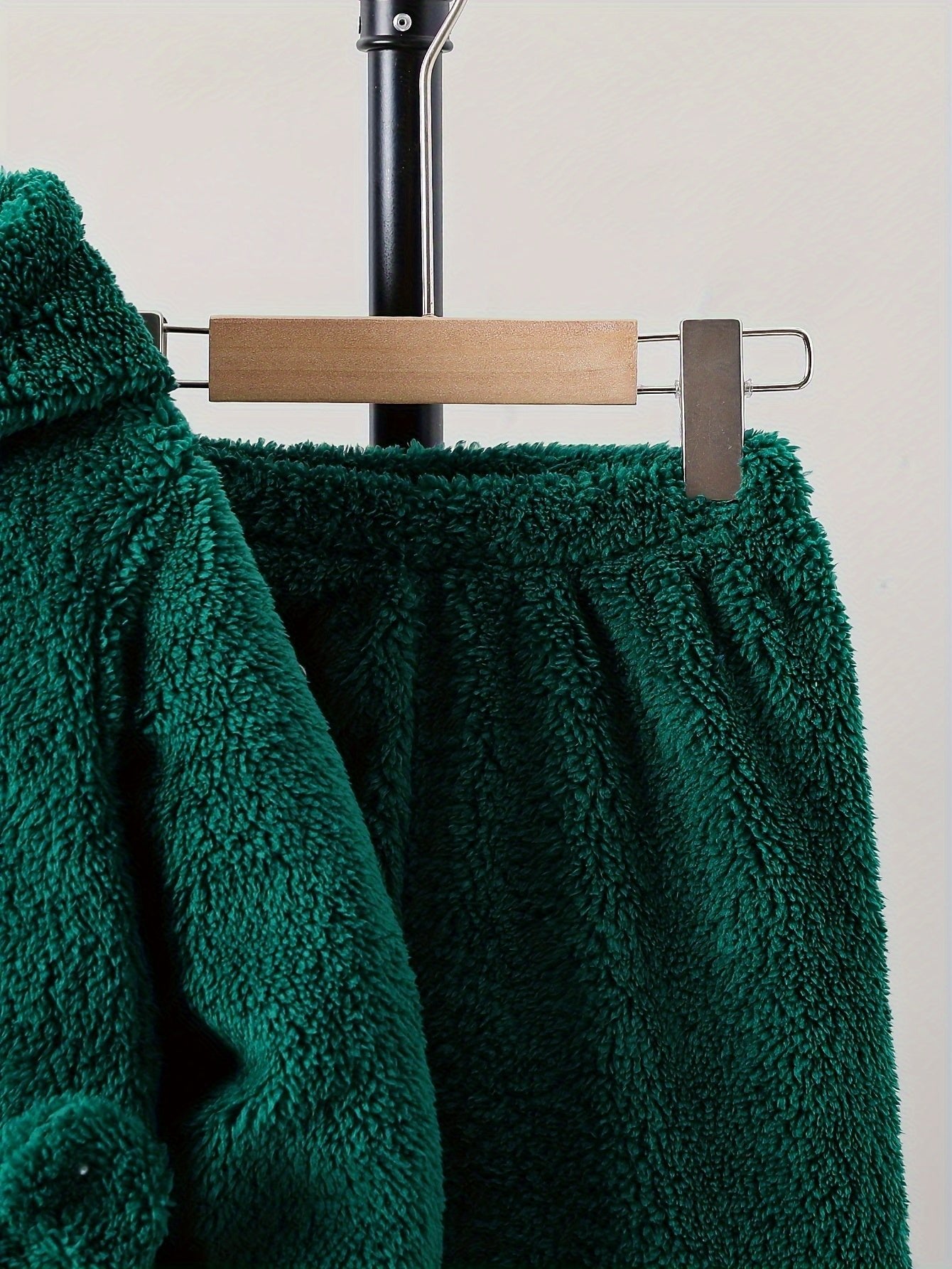 Cozy Winter Plush Hooded Sweatshirt and Pants Set - Taylor K Shop