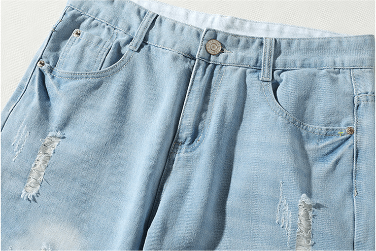 Cropped ripped jeans - Taylor K Shop
