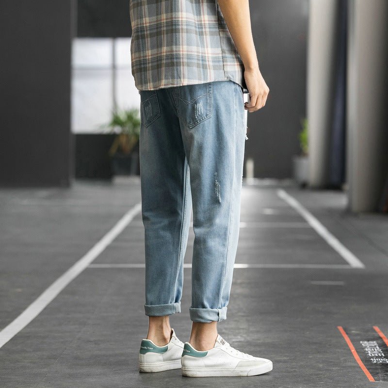 Cropped ripped jeans - Taylor K Shop