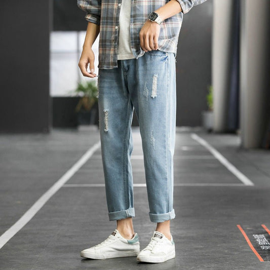 Cropped ripped jeans - Taylor K Shop